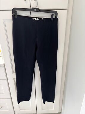 Vince Black Cotton Blend side zip Pants Sz S/P